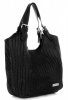 Bőr táska shopper bag Vittoria Gotti fekete V80050